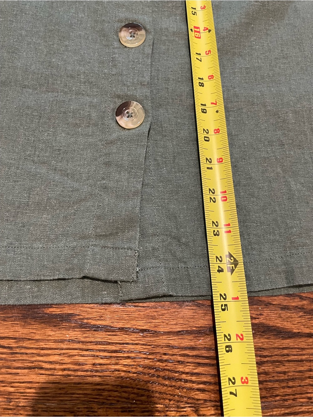 Vero Moda Olive Green Button-Front Midi Skirt - Picture 11 of 15